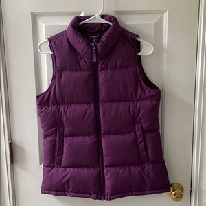 Lands End Deep Purple vest
